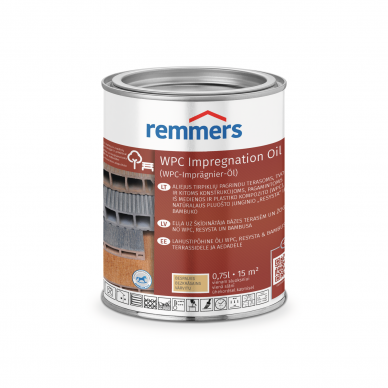 Aliejus terasoms, tvoroms ir kitoms konstrukcijoms WPC Impregnation Oil Aliejus terasoms, tvoroms ir kitoms konstrukcijoms WPC Impregnation Oil