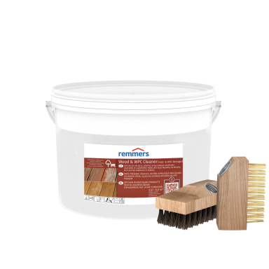 Specialus valiklis medinėms ir medžio ir plastiko kompozito lauko terasų grindims Wood & WPC Cleaner Specialus valiklis medinėms ir medžio ir plastiko kompozito lauko terasų grindims Wood & WPC Cleaner